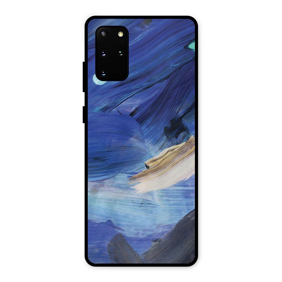 Paint Brush Strokes Metal Back Case for Galaxy S20 Plus