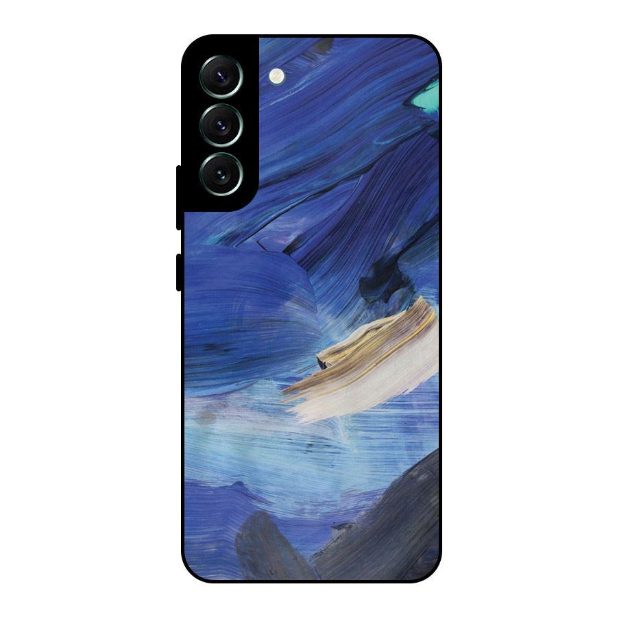 Paint Brush Strokes Metal Back Case for Galaxy S22 Plus 5G