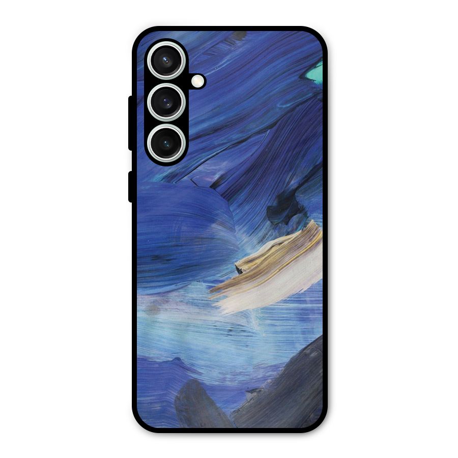 Paint Brush Strokes Metal Back Case for Galaxy S23 FE