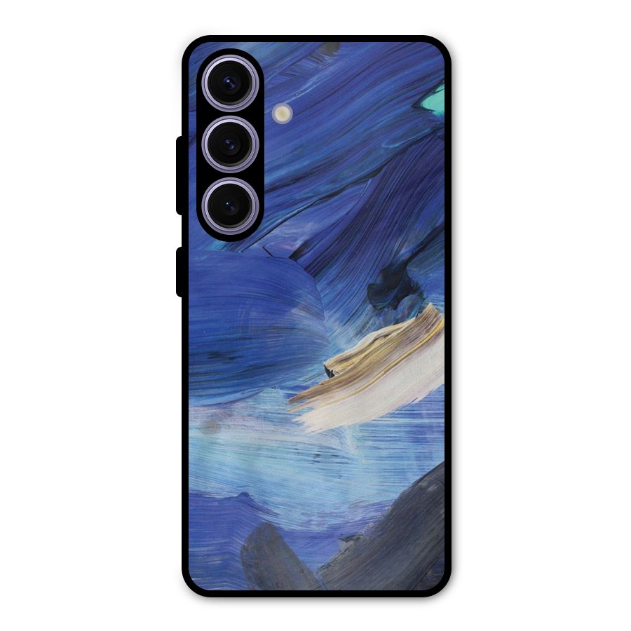 Paint Brush Strokes Metal Back Case for Galaxy S24