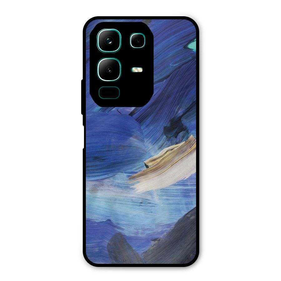 Paint Brush Strokes Metal Back Case for Infinix Note 50x