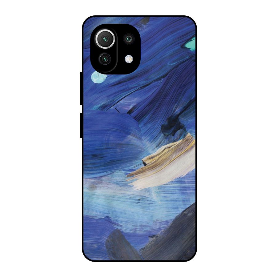 Paint Brush Strokes Metal Back Case for Mi 11 Lite