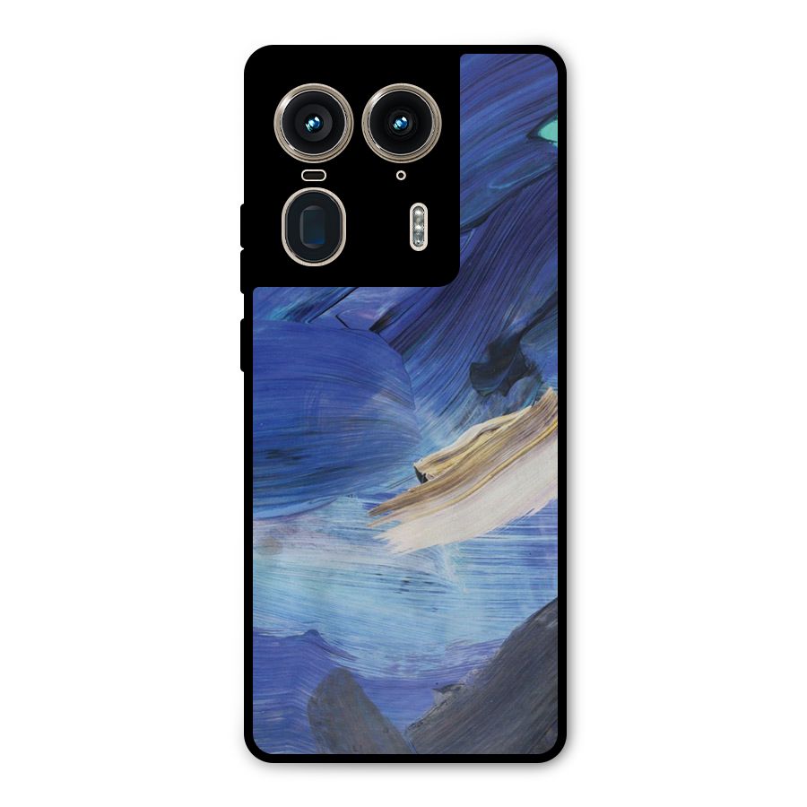 Paint Brush Strokes Metal Back Case for Motorola Edge 50 Ultra