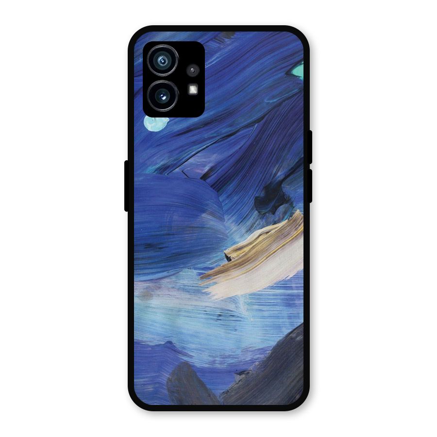 Paint Brush Strokes Metal Back Case for Nothing Phone 1