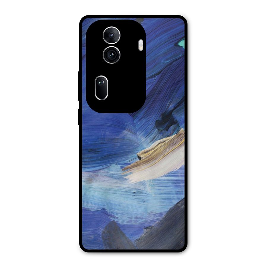 Paint Brush Strokes Metal Back Case for Oppo Reno11 Pro 5G