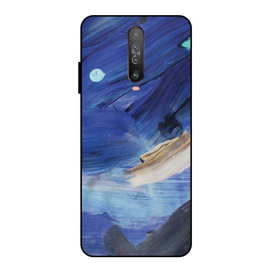 Paint Brush Strokes Metal Back Case for Poco X2