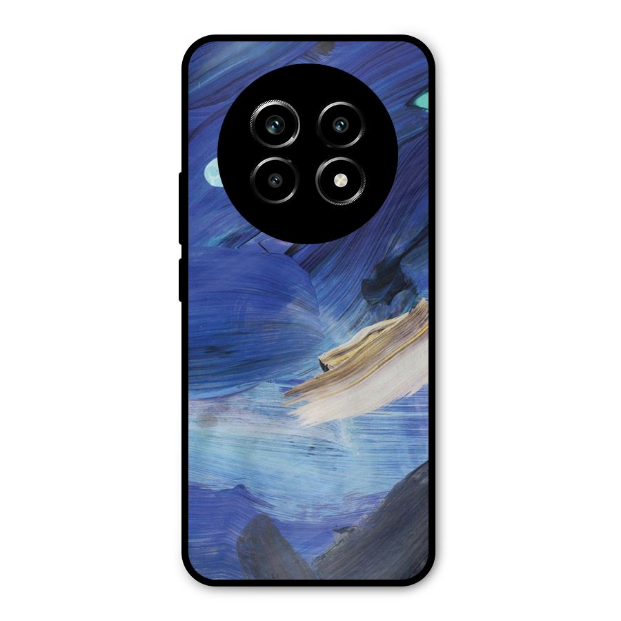 Paint Brush Strokes Metal Back Case for Realme 14 Pro Lite