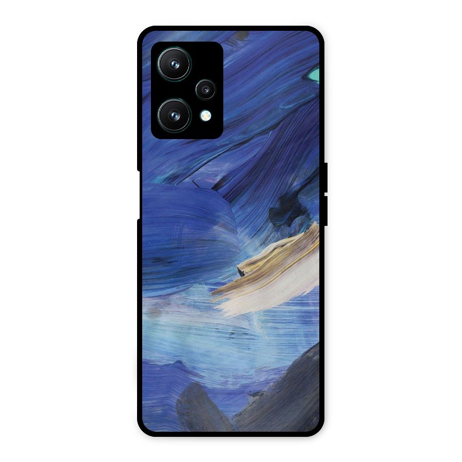 Paint Brush Strokes Metal Back Case for Realme 9 Pro 5G