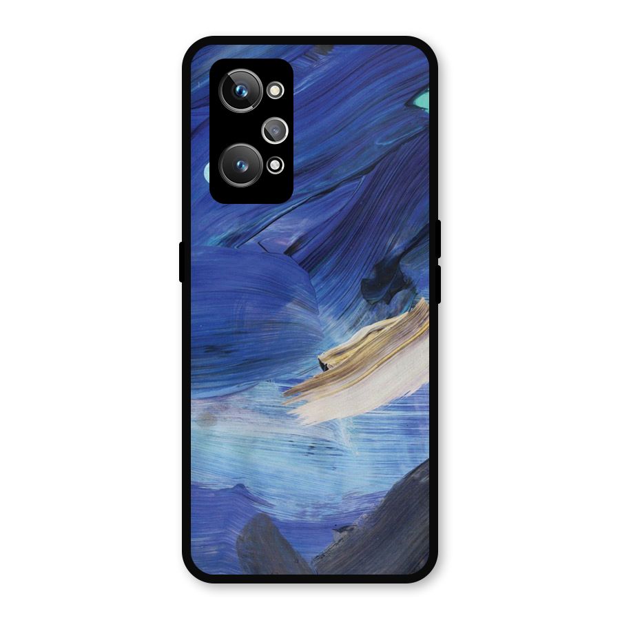 Paint Brush Strokes Metal Back Case for Realme GT Neo 3T