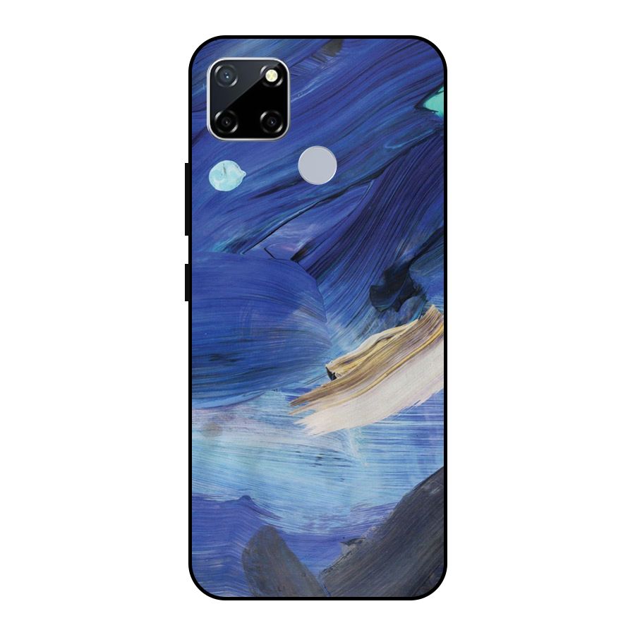 Paint Brush Strokes Metal Back Case for Realme Narzo 20