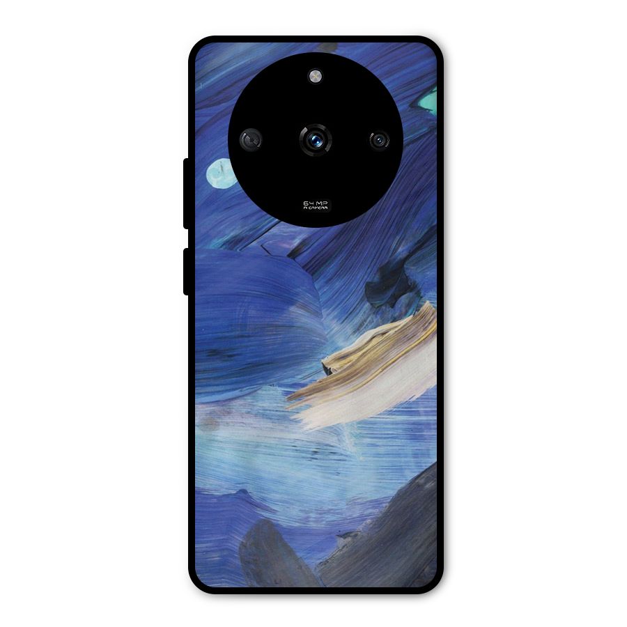 Paint Brush Strokes Metal Back Case for Realme Narzo 60 5G