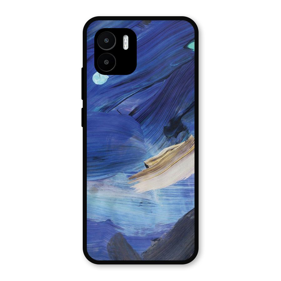 Paint Brush Strokes Metal Back Case for Redmi A2