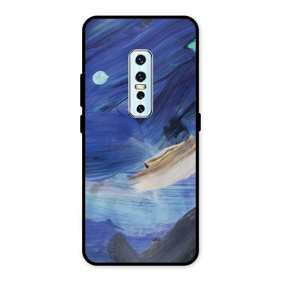 Paint Brush Strokes Metal Back Case for Vivo V17 Pro