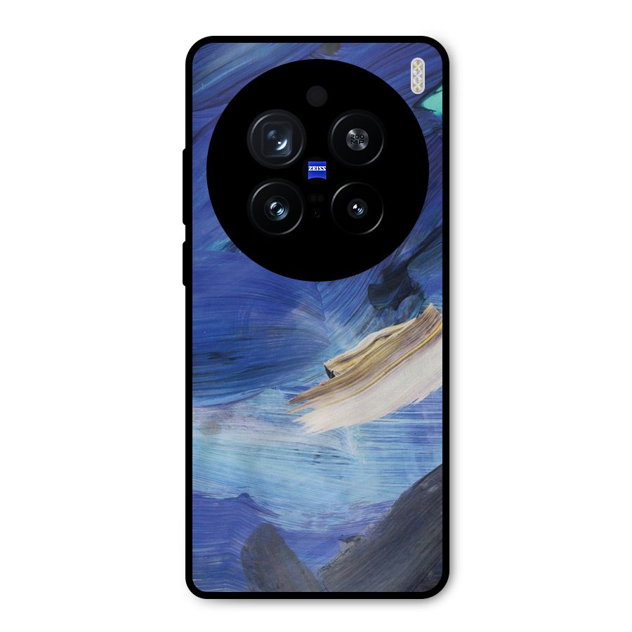Paint Brush Strokes Metal Back Case for Vivo X200 Pro