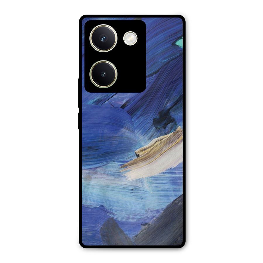 Paint Brush Strokes Metal Back Case for Vivo Y200 Pro