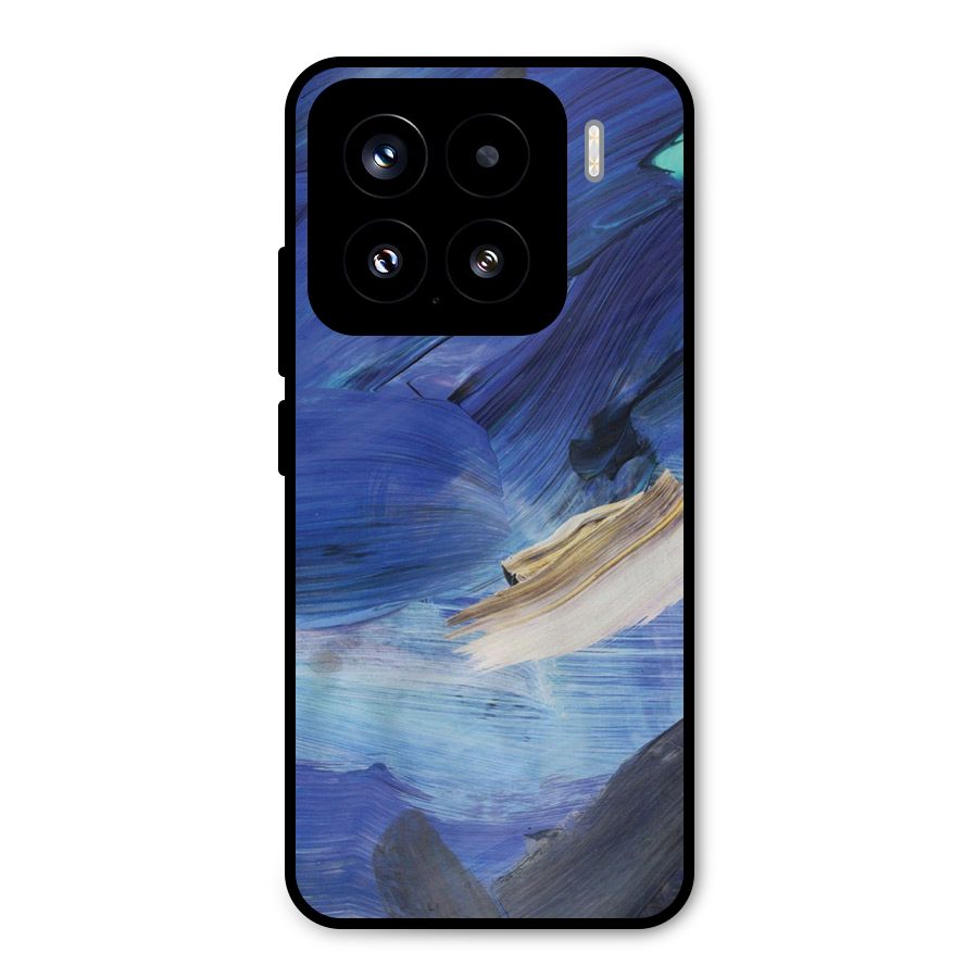 Paint Brush Strokes Metal Back Case for Xiaomi 15