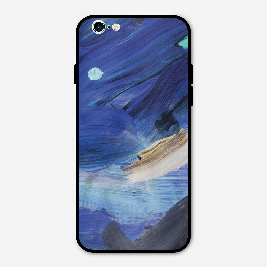 Paint Brush Strokes Metal Back Case for iPhone 6 6s