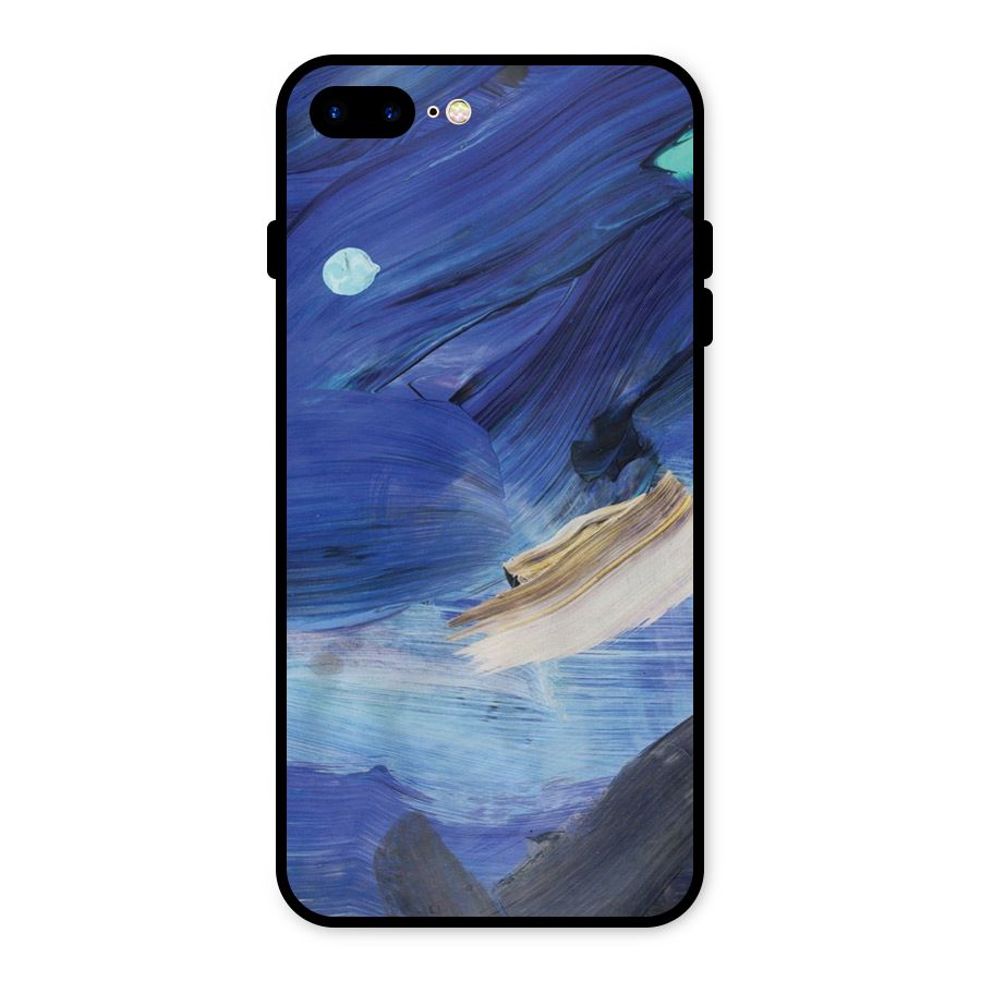 Paint Brush Strokes Metal Back Case for iPhone 7 Plus