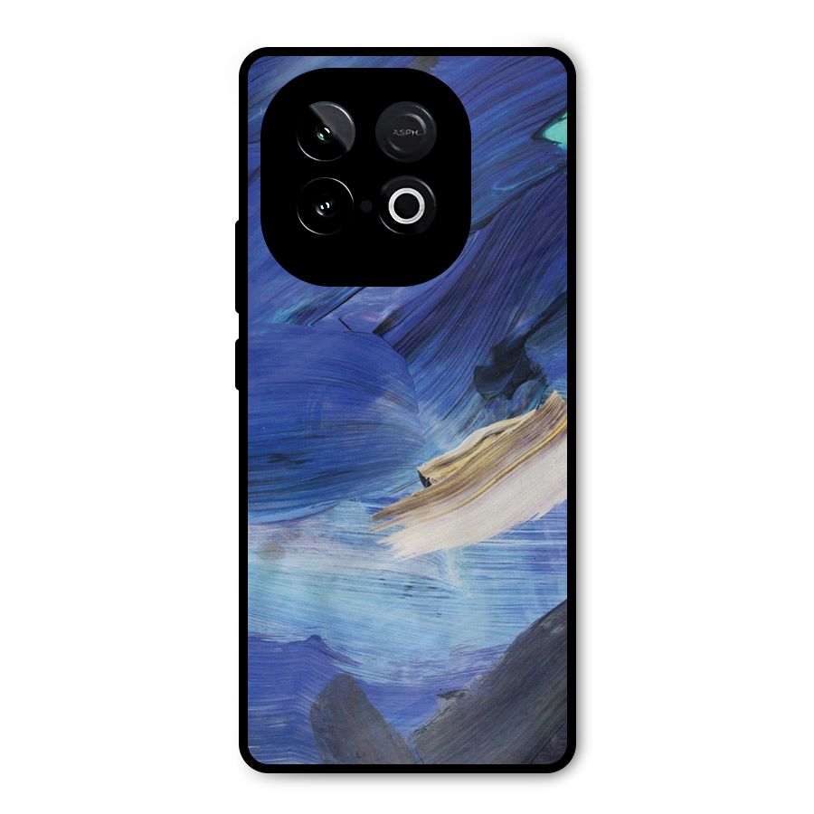 Paint Brush Strokes Metal Back Case for iQOO Neo 10