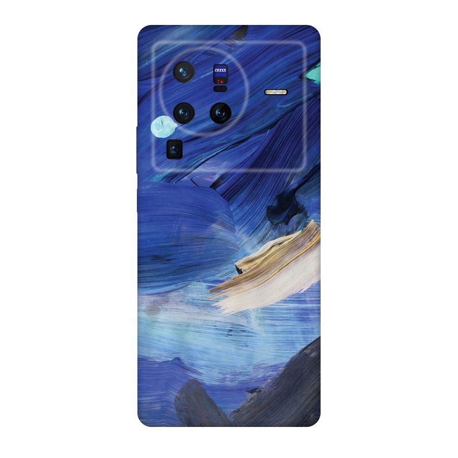 Paint Brush Strokes Original Polycarbonate Back Case for Vivo X80