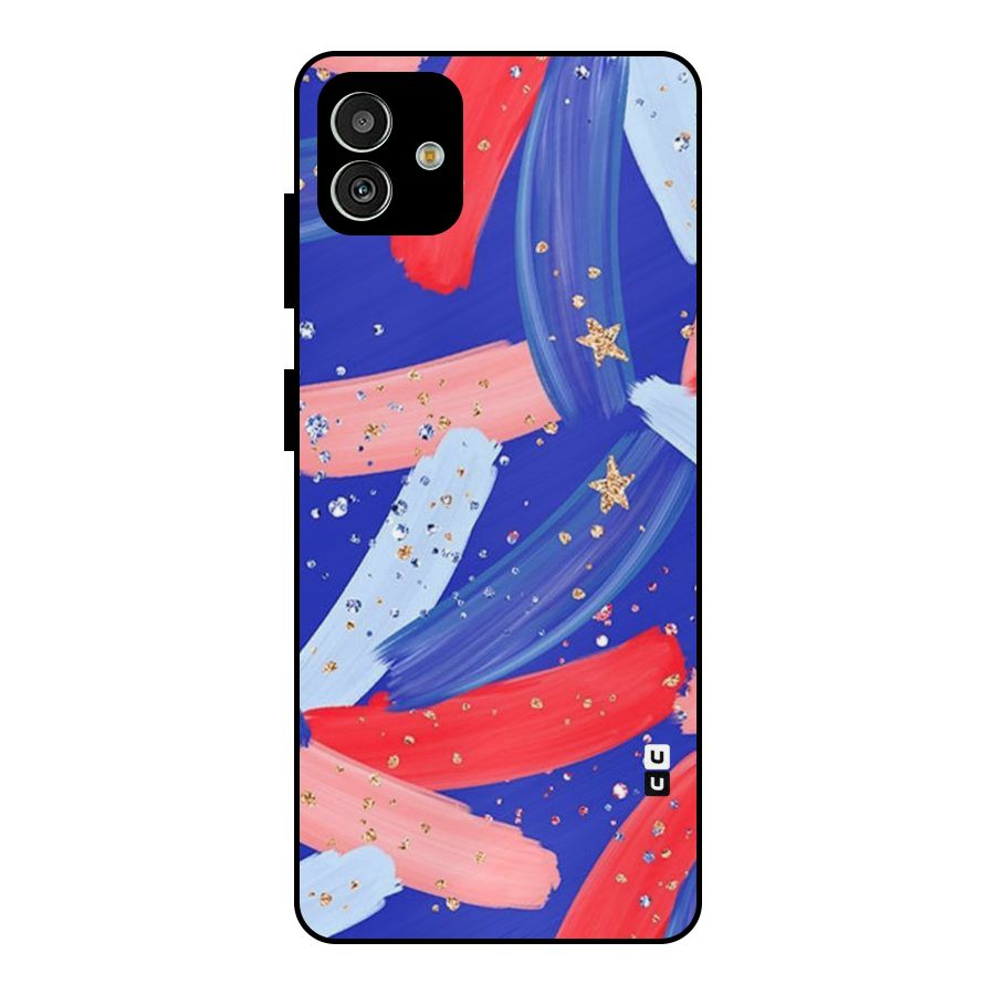 Paint Stars Metal Back Case for Galaxy M13 5G