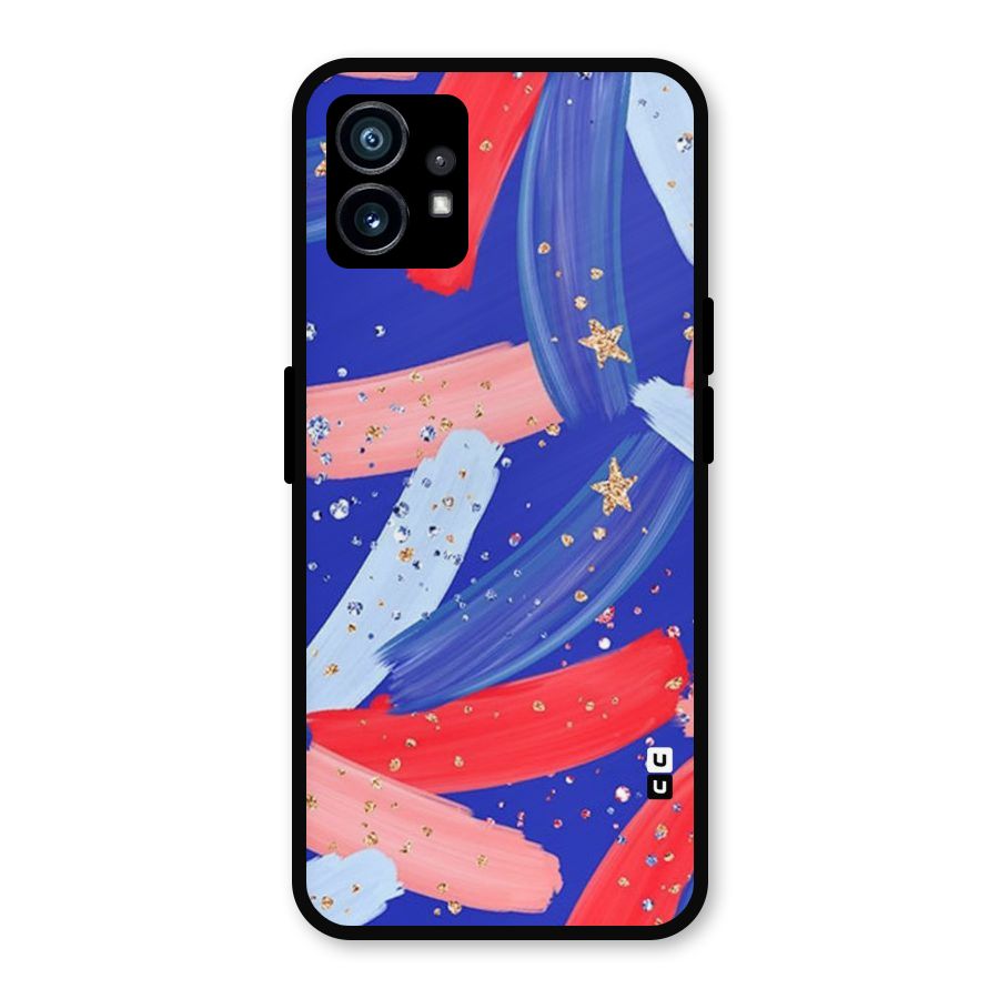 Paint Stars Metal Back Case for Nothing Phone 1