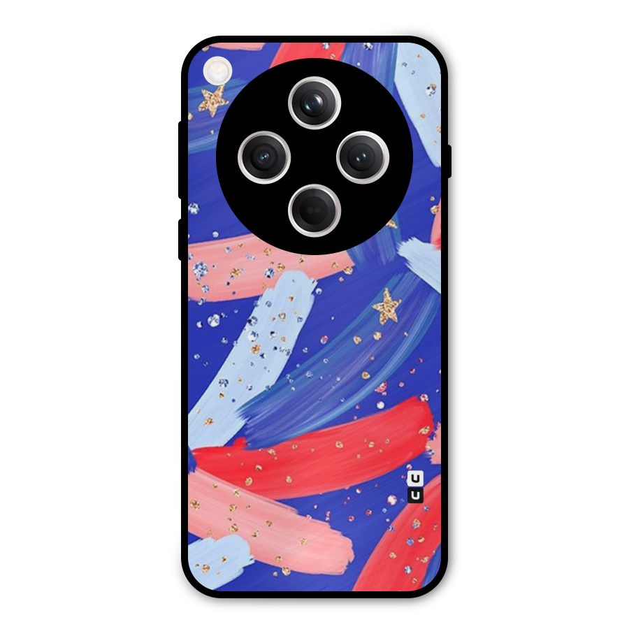 Paint Stars Metal Back Case for Oppo Find X8