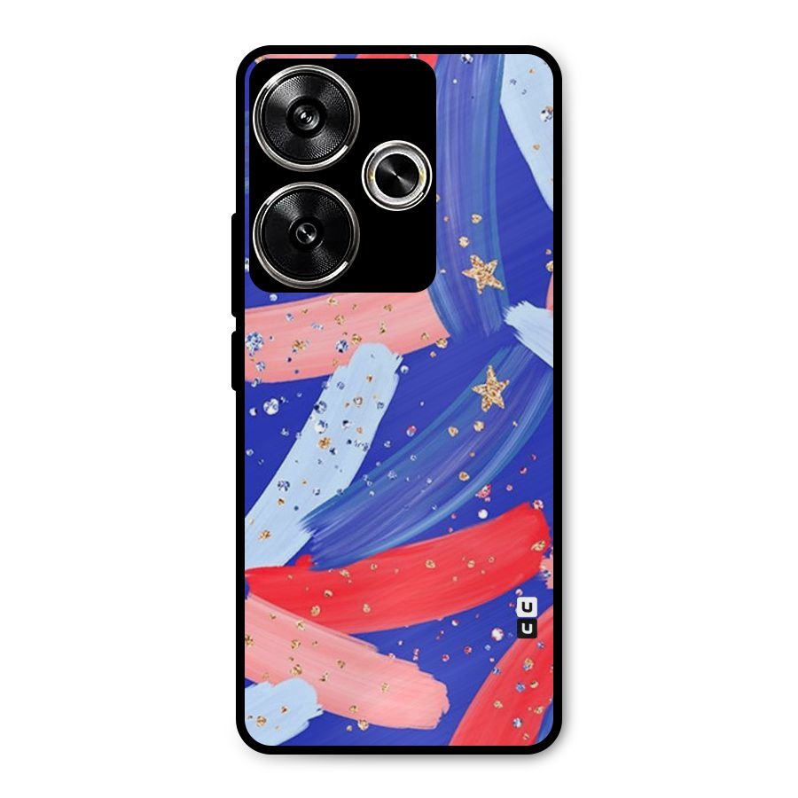 Paint Stars Metal Back Case for Poco F6