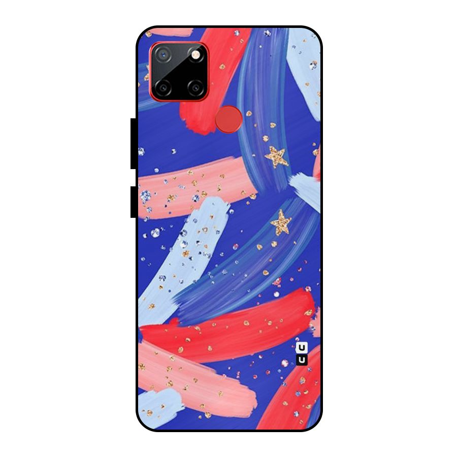Paint Stars Metal Back Case for Realme C12
