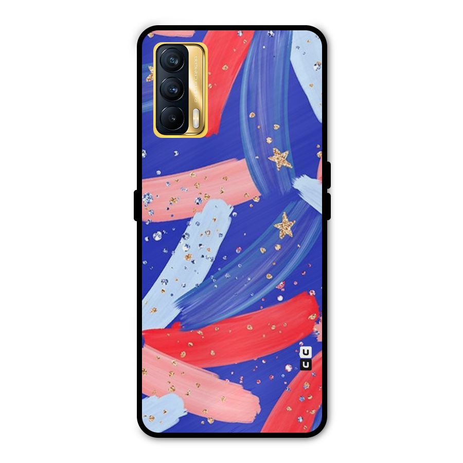 Paint Stars Metal Back Case for Realme X7