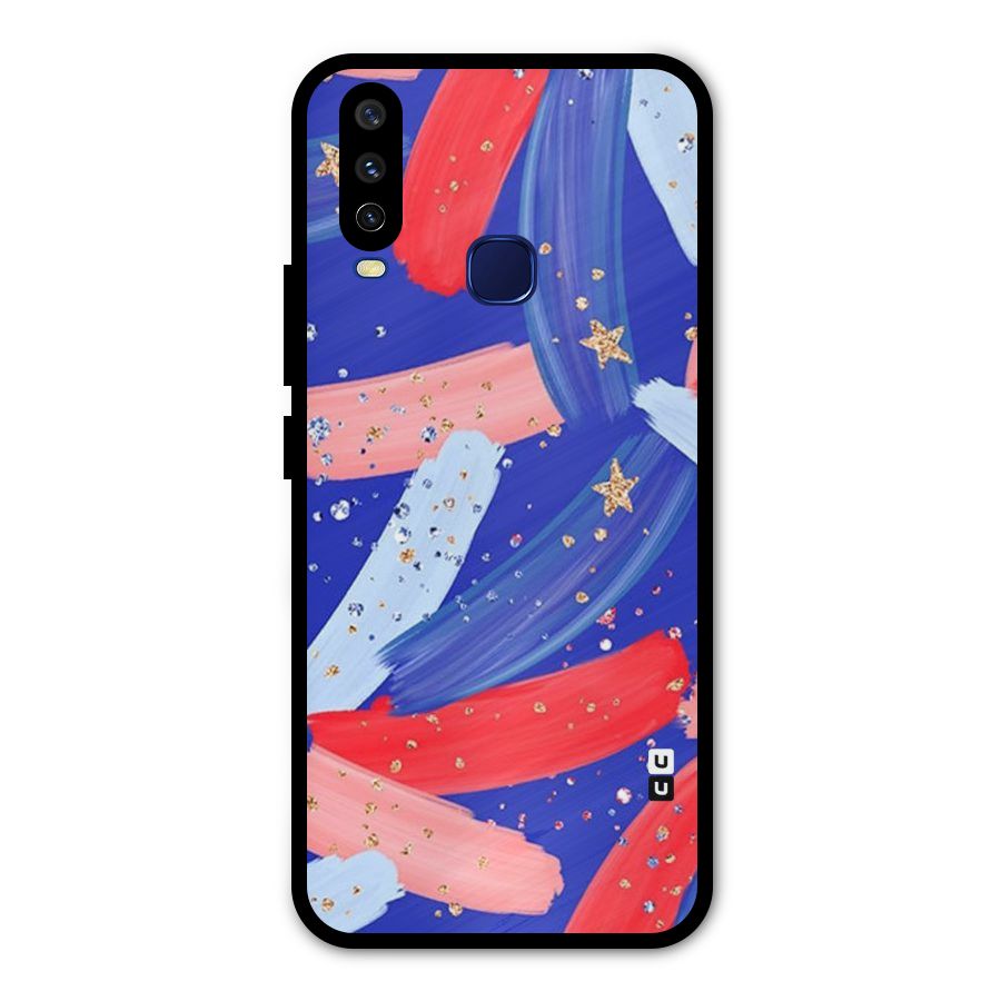 Paint Stars Metal Back Case for Vivo Y15