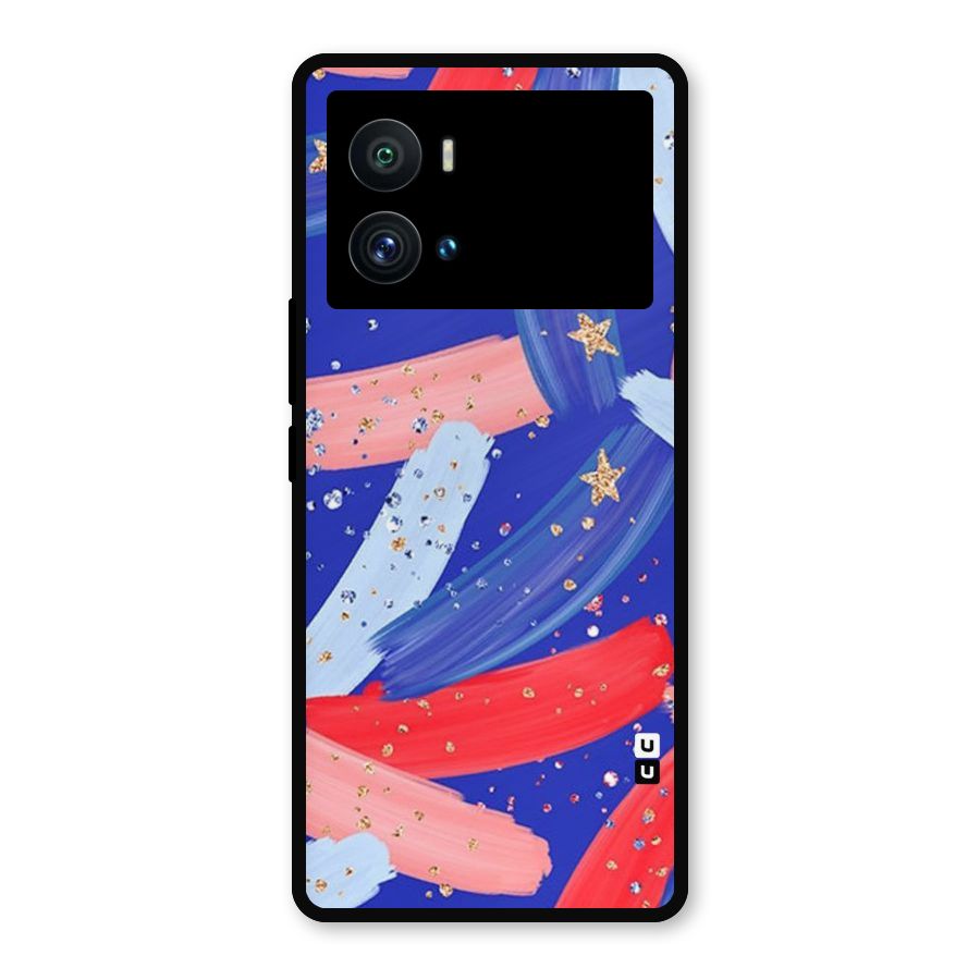 Paint Stars Metal Back Case for iQOO 9 Pro