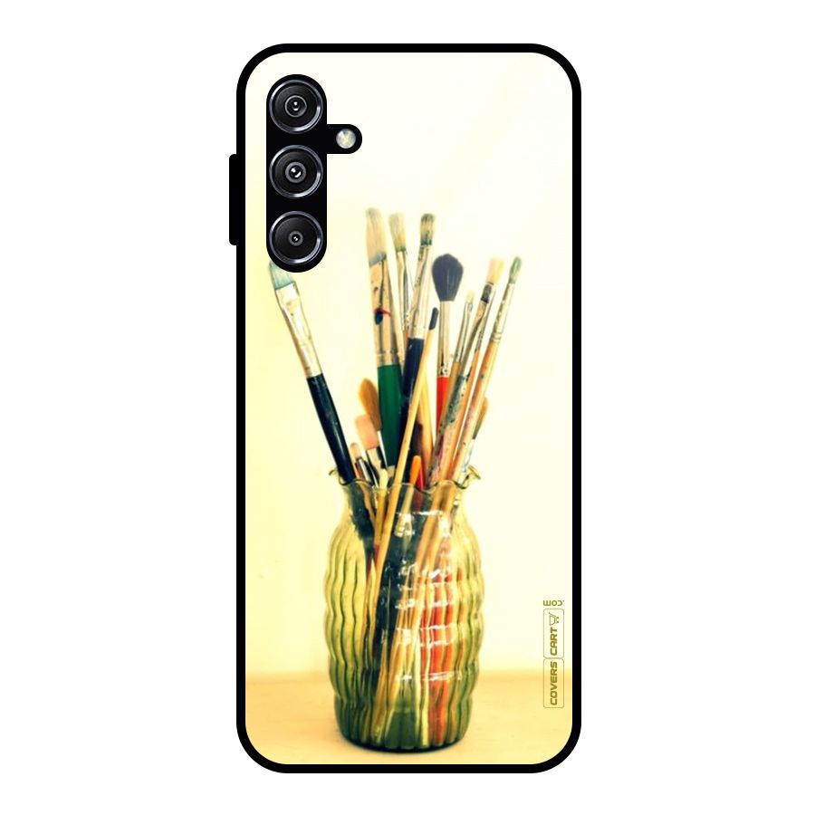 Paint Vass Glass Back Case for Galaxy M34 5G