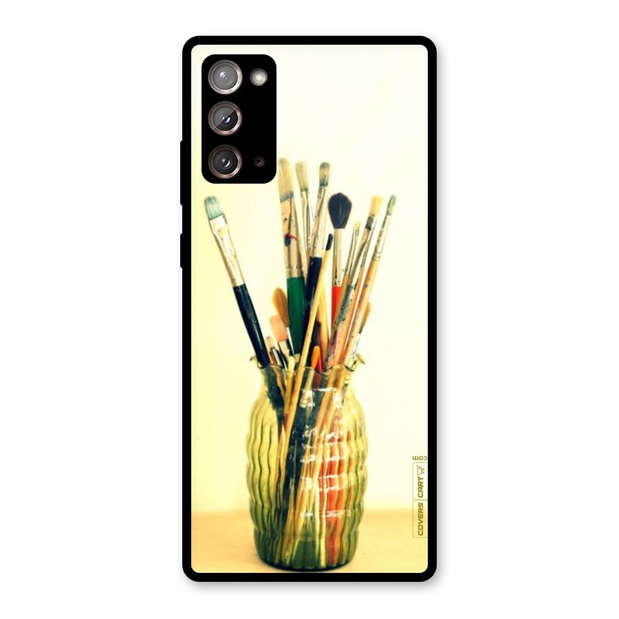 Paint Vass Glass Back Case for Galaxy Note 20