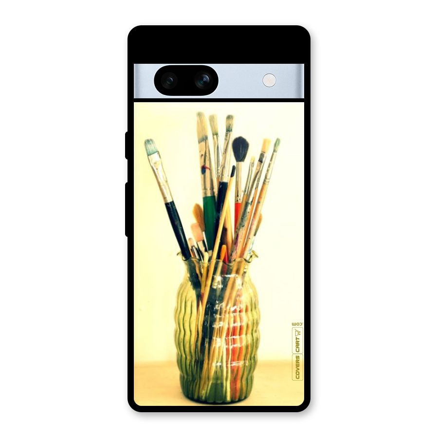 Paint Vass Glass Back Case for Google Pixel 7a