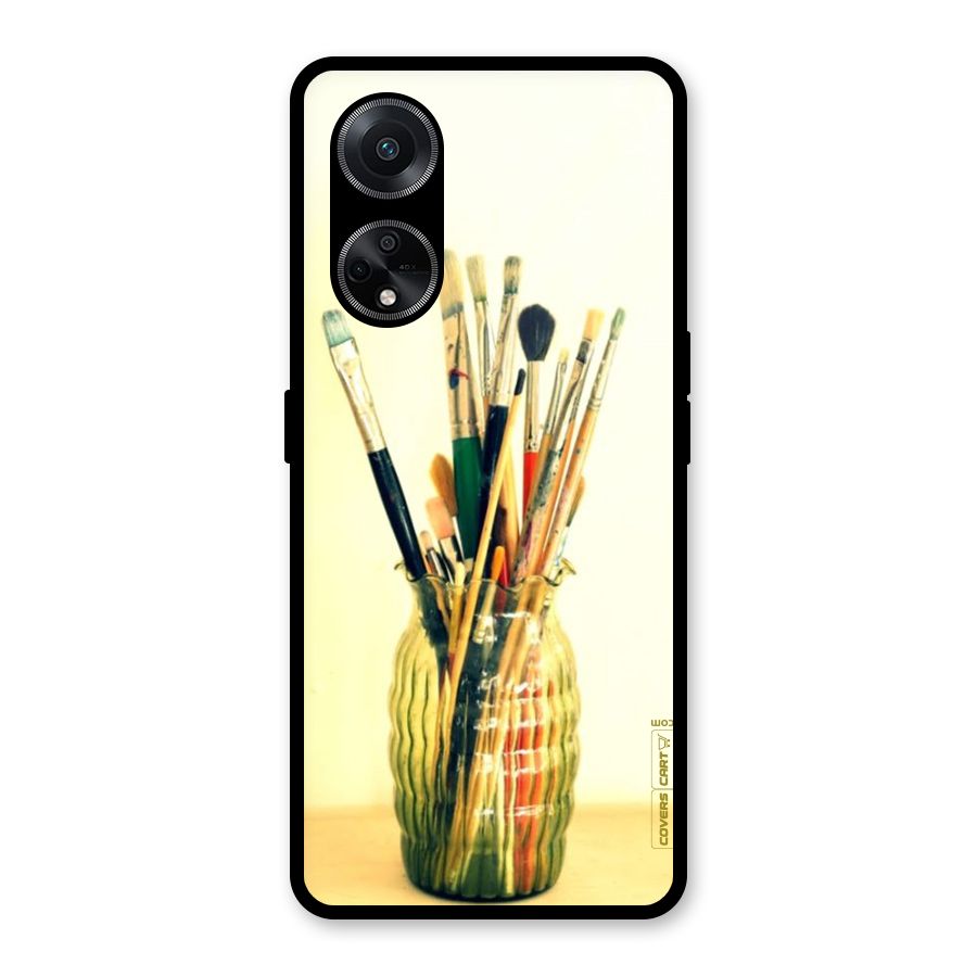 Paint Vass Glass Back Case for Oppo F23