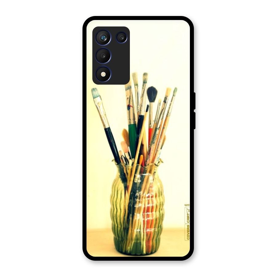 Paint Vass Glass Back Case for Realme 9 5G Speed