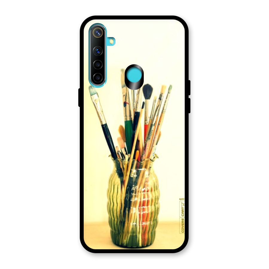 Paint Vass Glass Back Case for Realme Narzo 10
