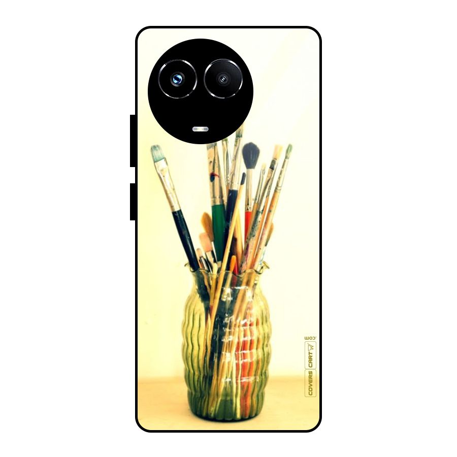 Paint Vass Glass Back Case for Realme Narzo 60X
