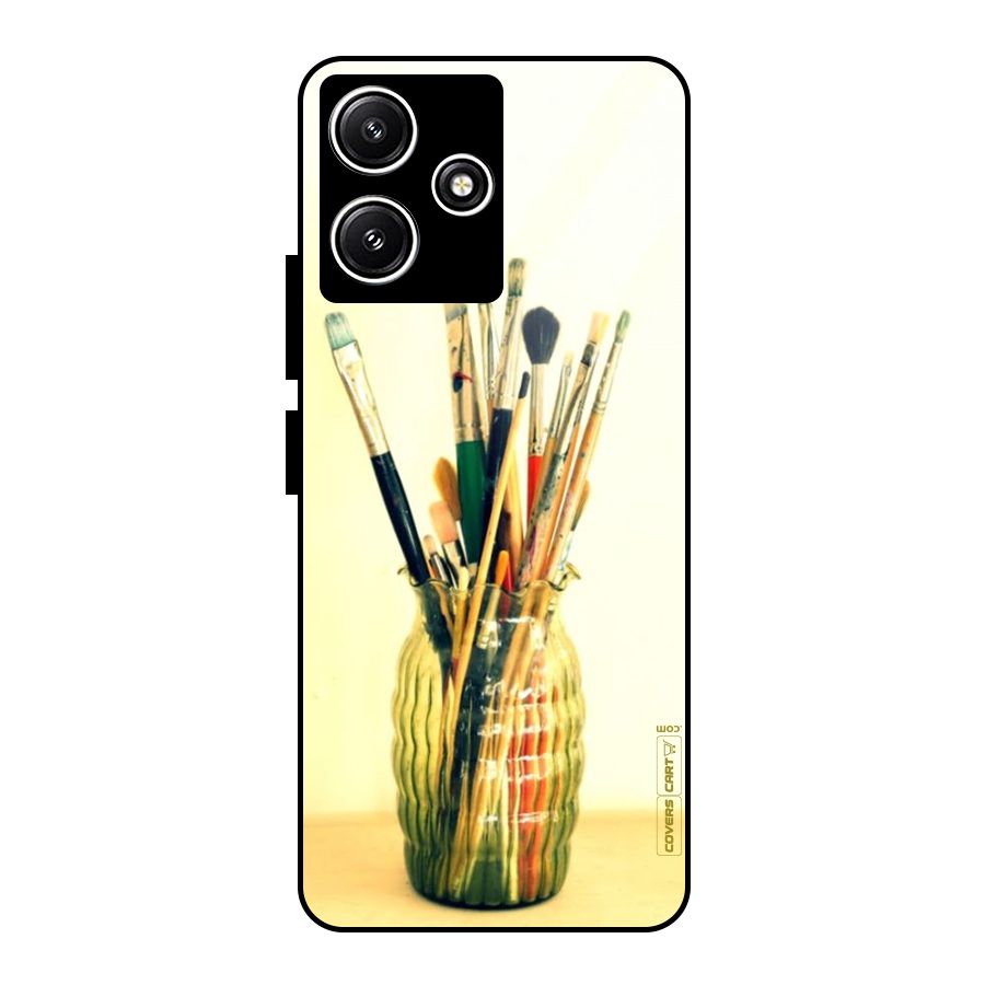 Paint Vass Glass Back Case for Redmi 12 5G