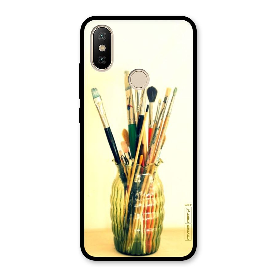 Paint Vass Glass Back Case for Redmi A2