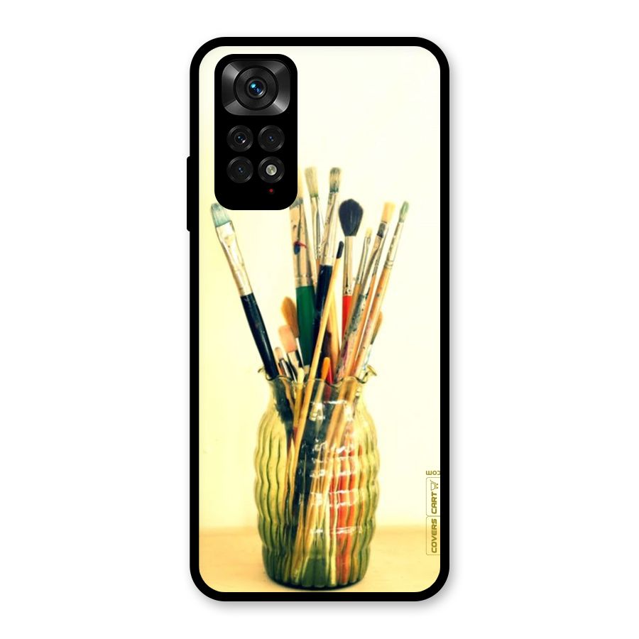 Paint Vass Glass Back Case for Redmi Note 11S