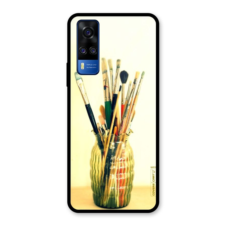 Paint Vass Glass Back Case for Vivo Y31