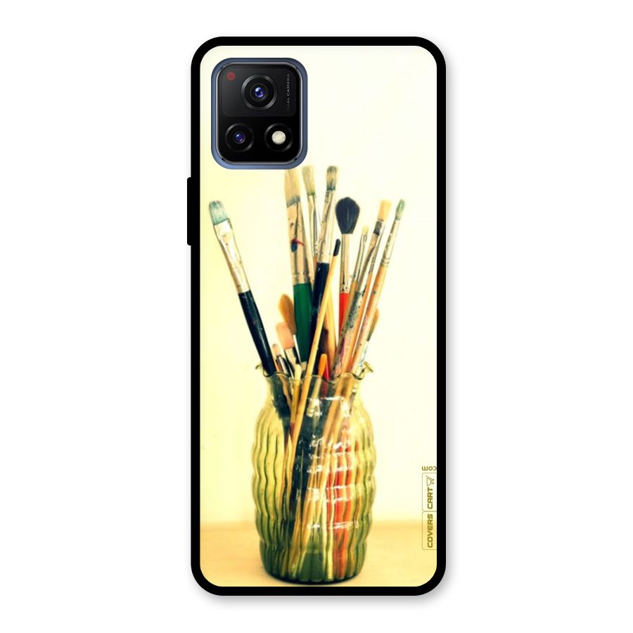 Paint Vass Glass Back Case for Vivo Y72 5G