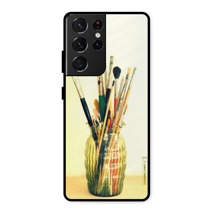 Paint Vass Metal Back Case for Galaxy S21 Ultra 5G
