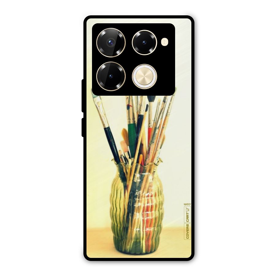 Paint Vass Metal Back Case for Infinix Note 40 Pro