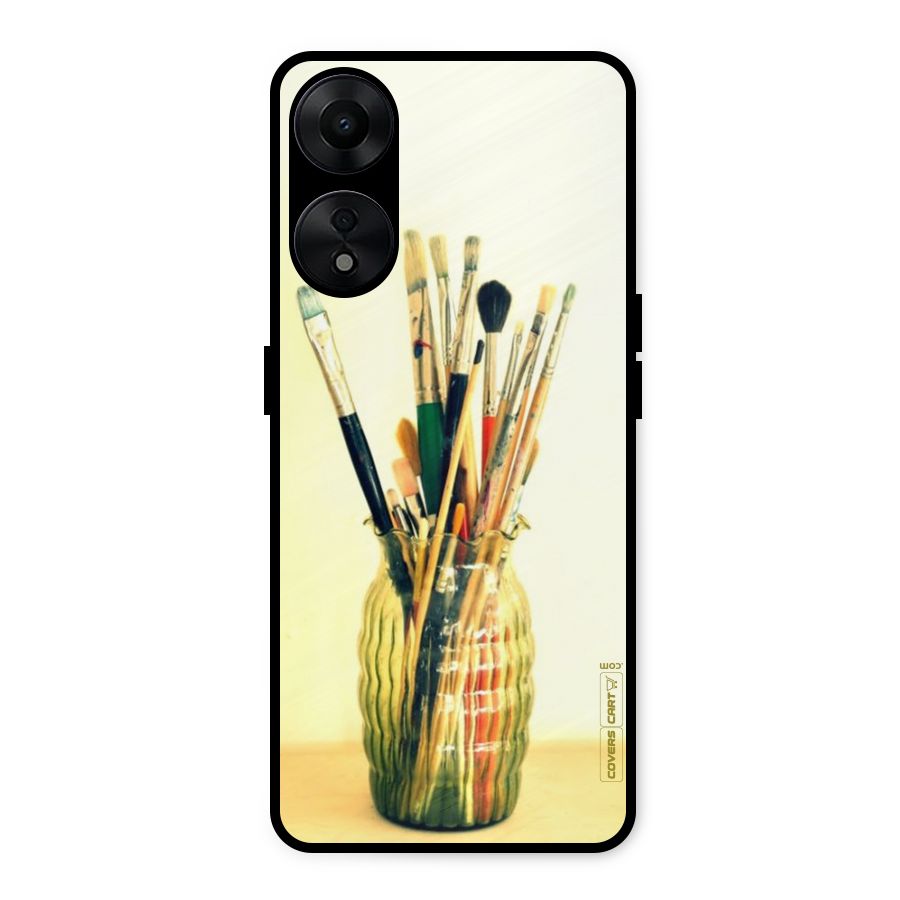 Paint Vass Metal Back Case for Oppo A78 5G