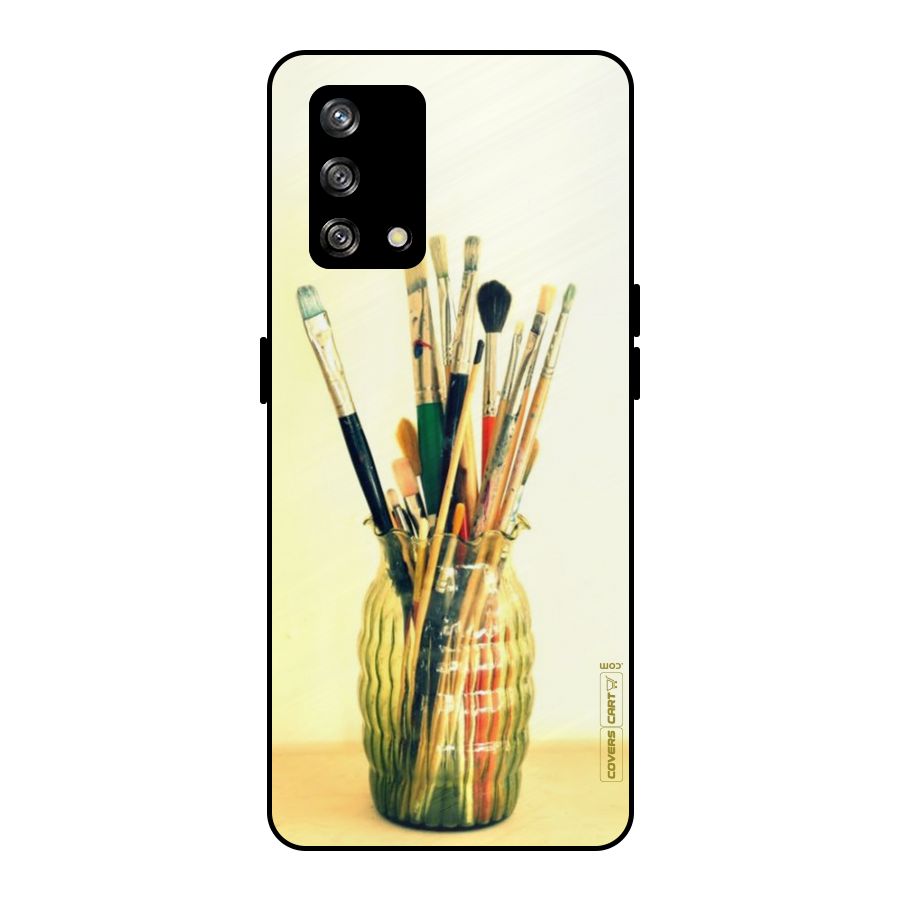 Paint Vass Metal Back Case for Oppo F19