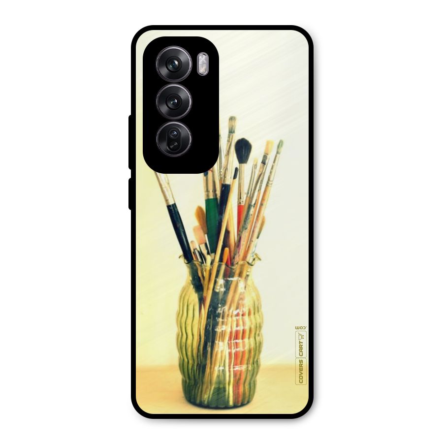Paint Vass Metal Back Case for Oppo Reno12 Pro