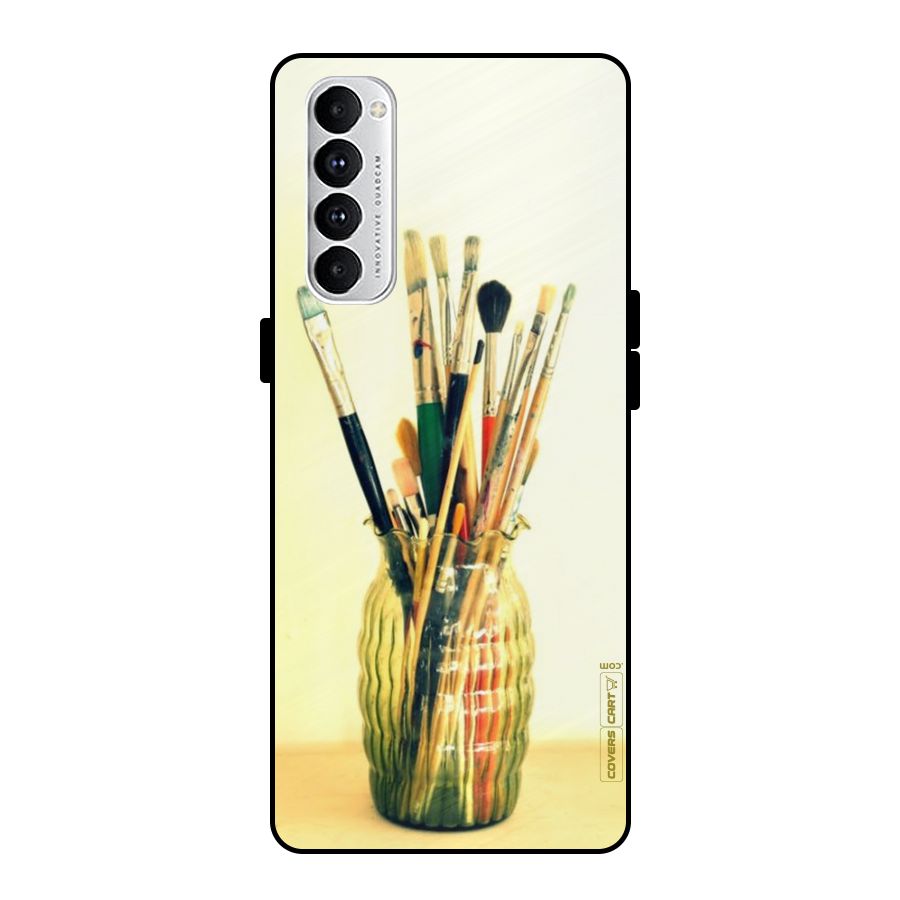 Paint Vass Metal Back Case for Oppo Reno4 Pro